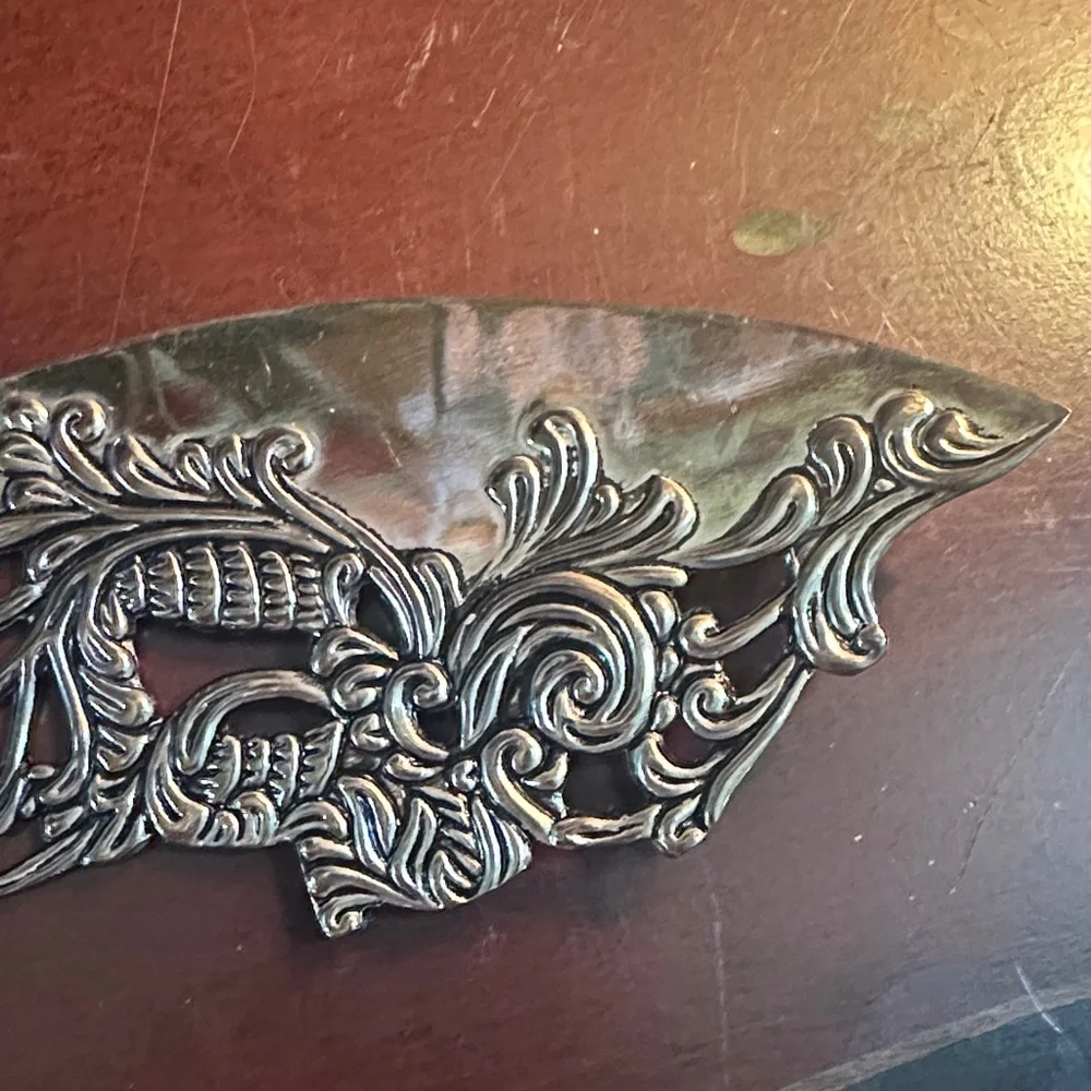 Godinger Intricate Silver Plated Fish Server